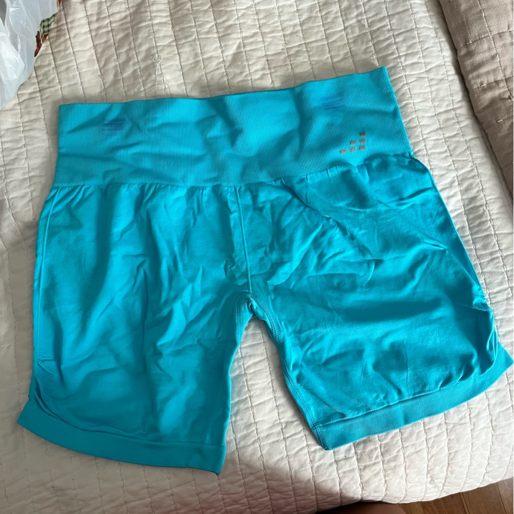 Blue Biker Shorts